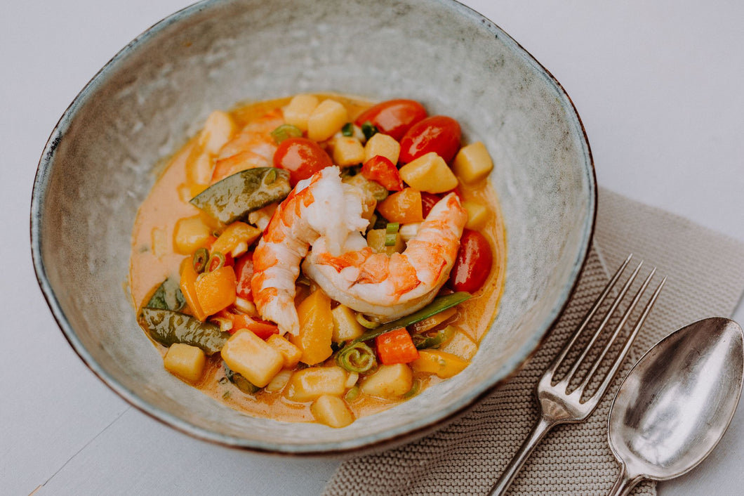 Garnelen-Gemüse-Curry